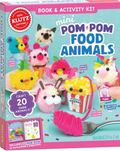 Creative Fiber Arts & Crafting Kit: Pom-Pom Animal Design and Construction Activity Set (Klutz Pom-Pom Food Animals)