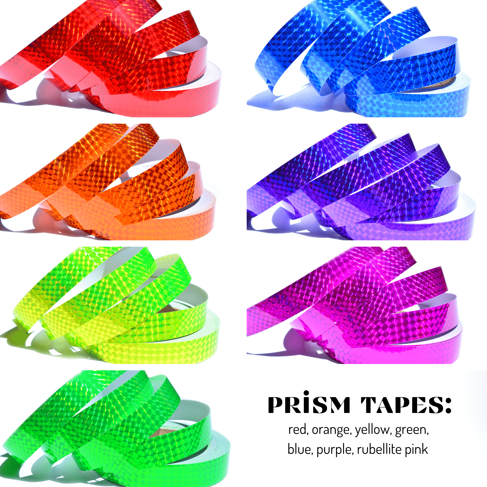 Prismatic Taped Beginner Hoop - Prism Tape w/ Gaffer Grip Tape