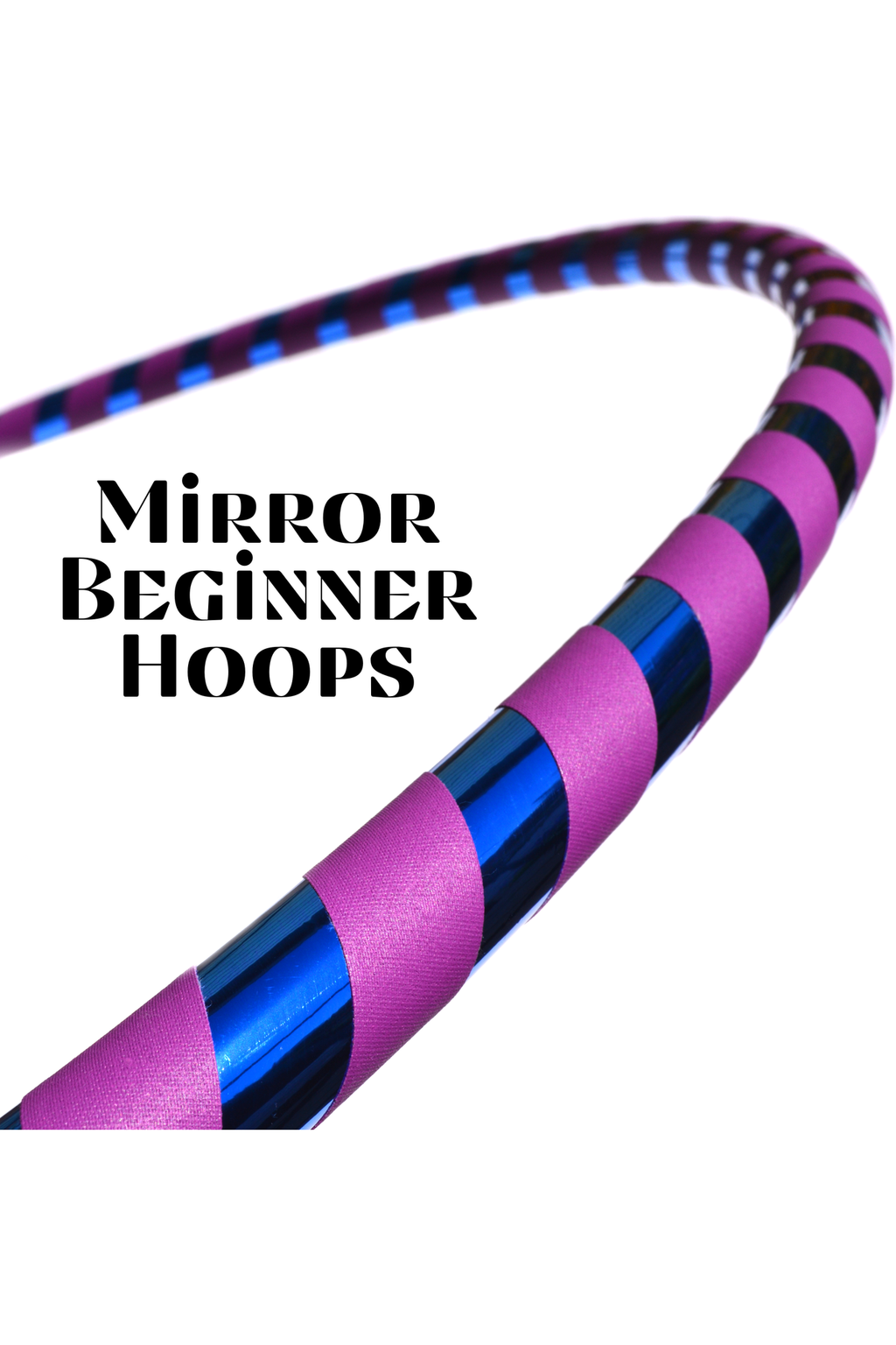 Beginner & Weighted Fitness Taped Beginner Hula Hoops | Mirror, Holographic, & Prism Deco Tapes + Gaffer Grip Tape