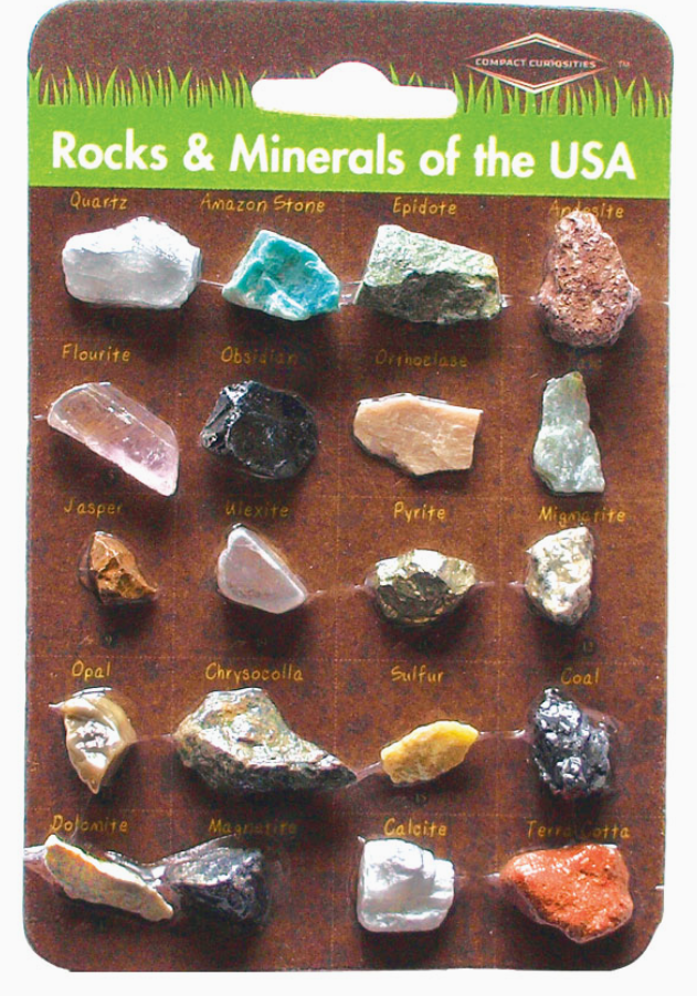 Earth Science Discovery Collection: Rocks, Minerals, Gemstones, and Fossil Identification Study Set