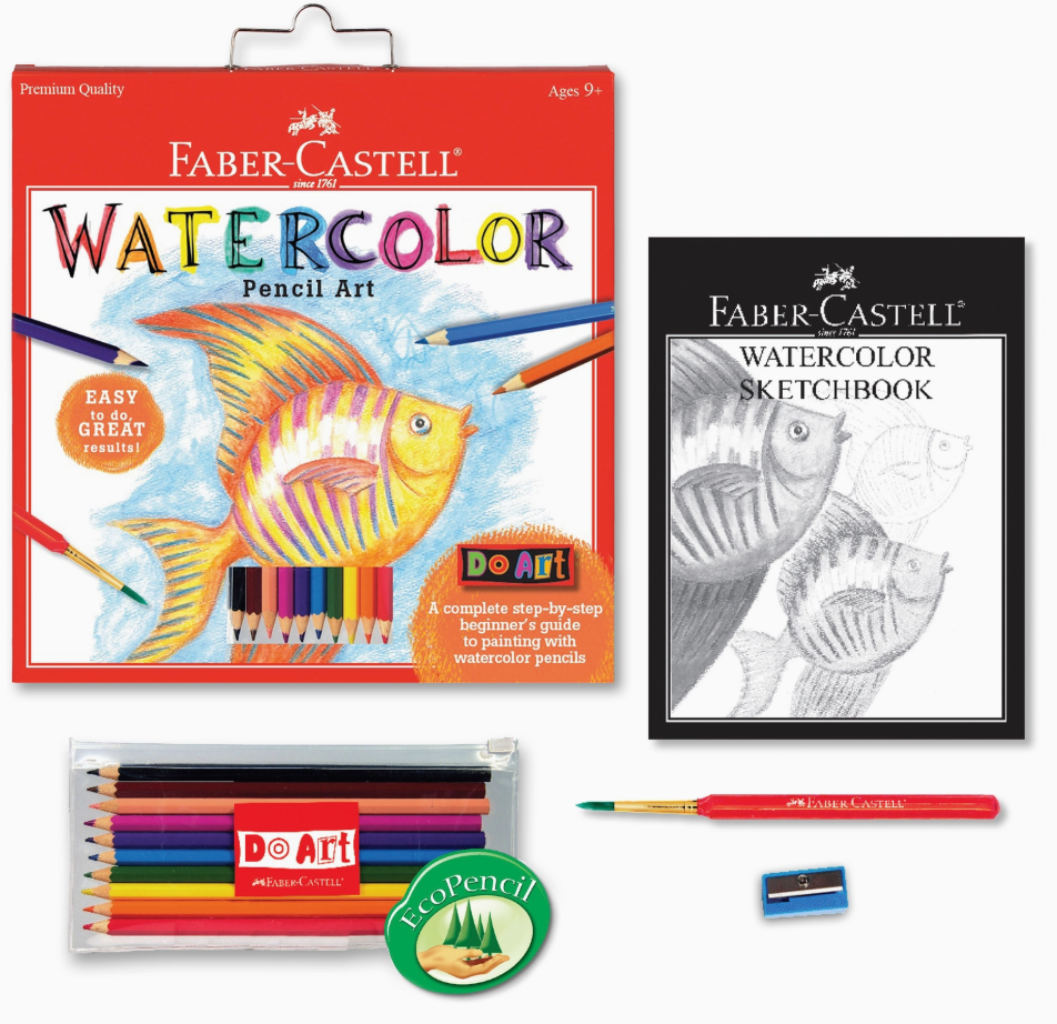 Educational Watercolor Pencil Art Kit – Beginner Drawing & Creative Skills for Kids